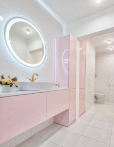A bathroom trend for women.