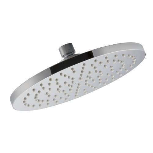 A round shower head.