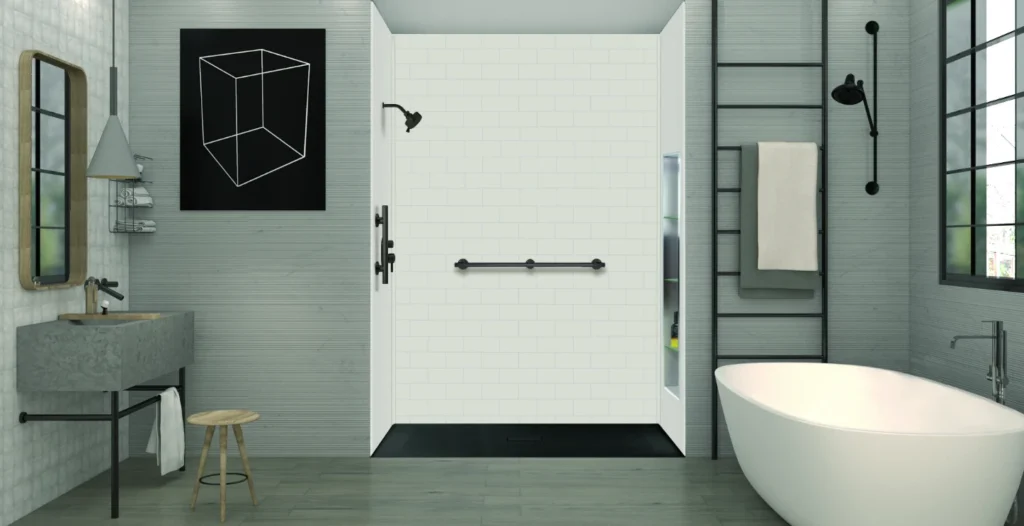 Accessible walk-in shower