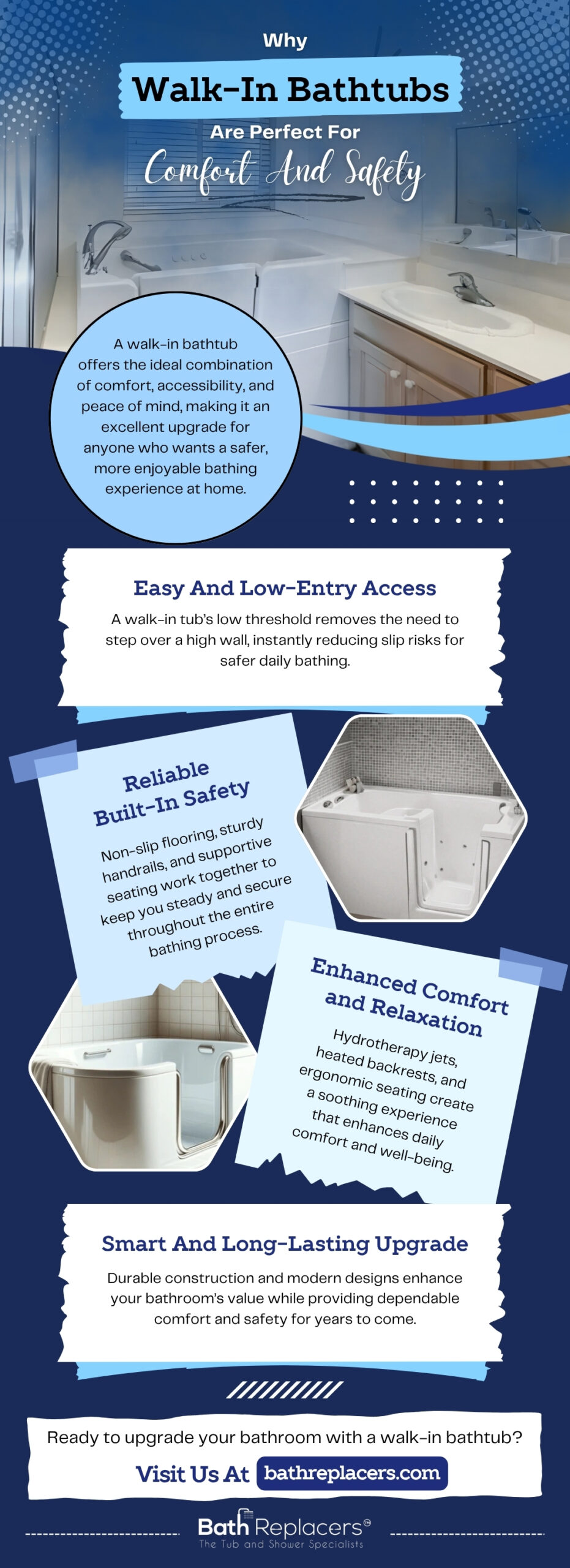 Why Walk-In Bathtubs Are Perfect For Comfort And Safety
