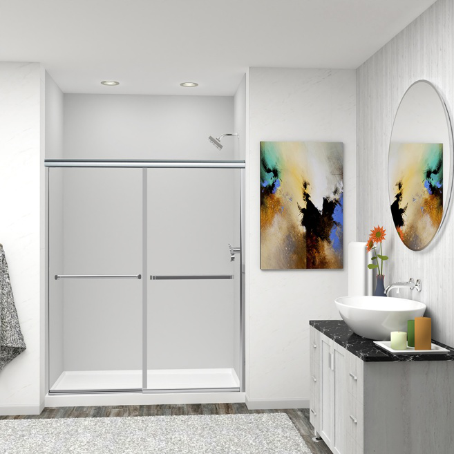 a white bathroom