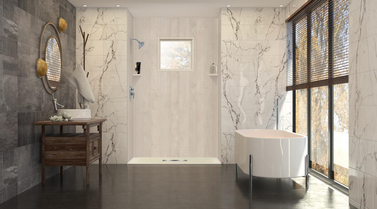 A modern bathroom design
