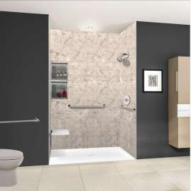A newly renovated bathroom